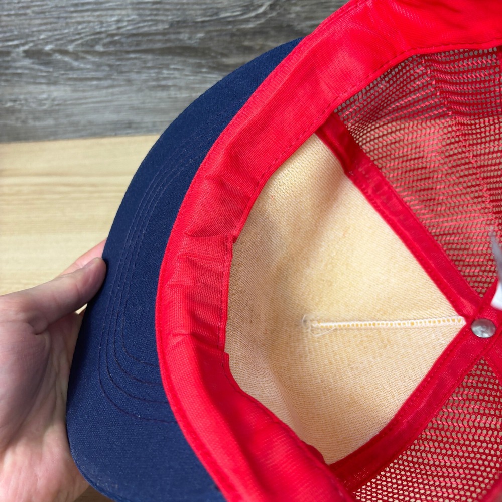 Vintage Minnesota Twins Hat Cap Snapback Red 25 Years USA Made 80s - Picture 8 of 11
